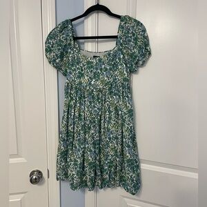 J. Crew Linen Cotton Babydoll Dress